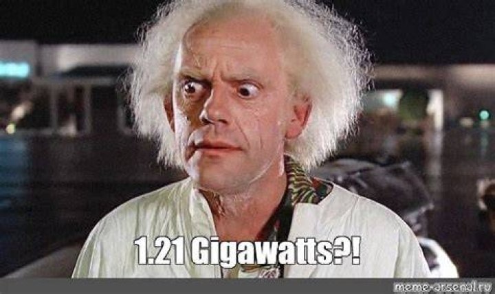 1.21 gigawatts Meme by ) Memedroid