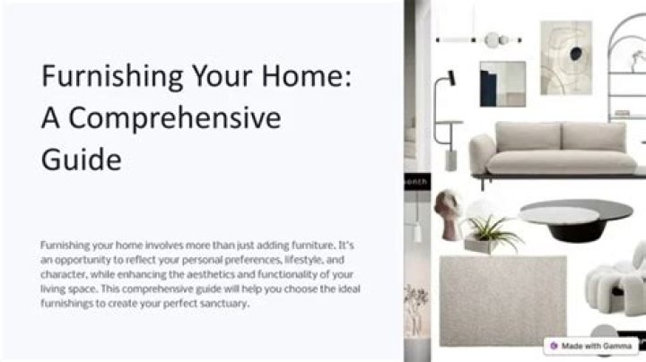 A Comprehensive Guide To Furnishing Your Home