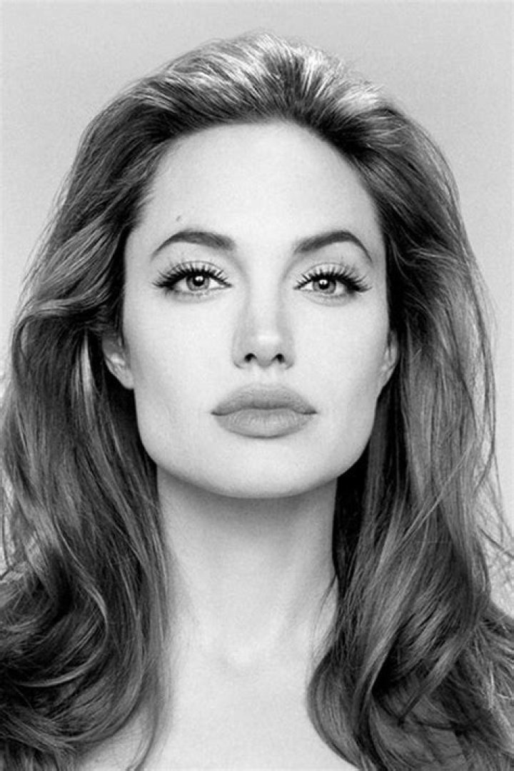 Angelina Jolie Photo Portrait, Portrait Photography, White Photography