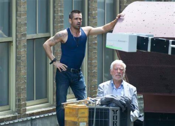 Colin Farrell brings his father to set of latest action film Daily