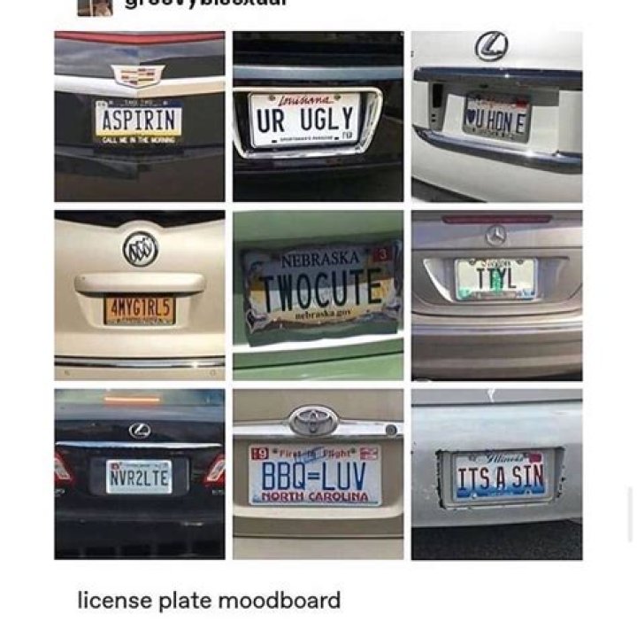 custom car plate ideas