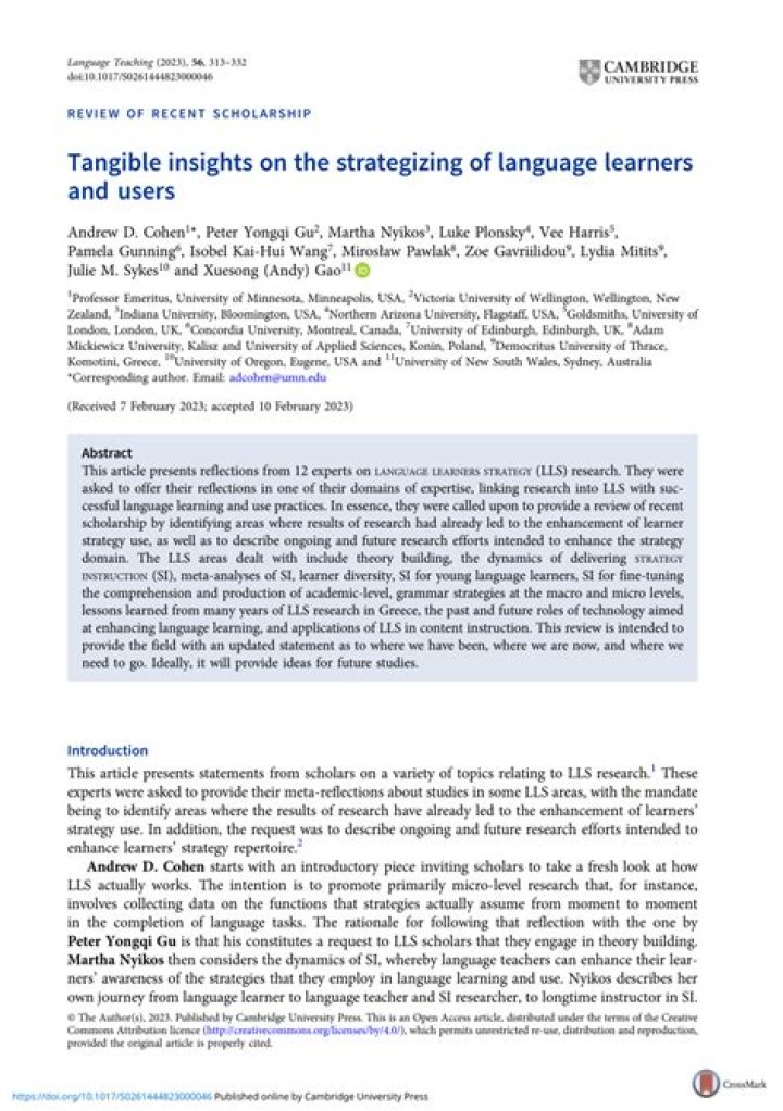 Discoveries And Insights For Language Learners
