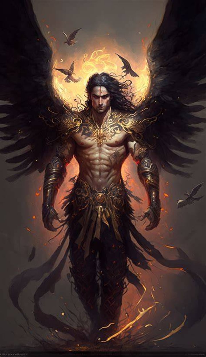 Fallen Angel with a Sword and Shield was found by Miners in Siberia