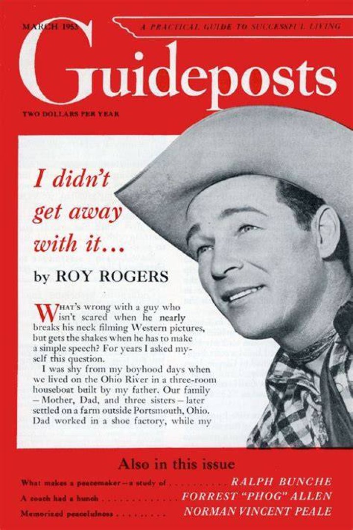 Guideposts Classics Roy Rogers on How He Found Faith Guideposts