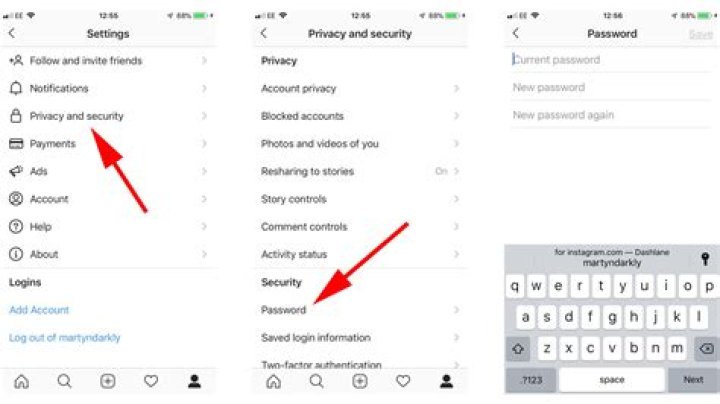 How to change Instagram password TechStory