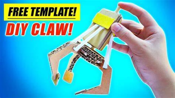 How to Make Powered Claw Machine from Cardboard YouTube