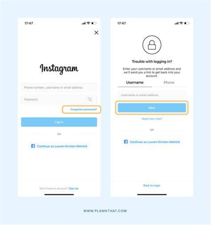 How To Reset Your Instagram Password In Less Than 5 Minutes Plann