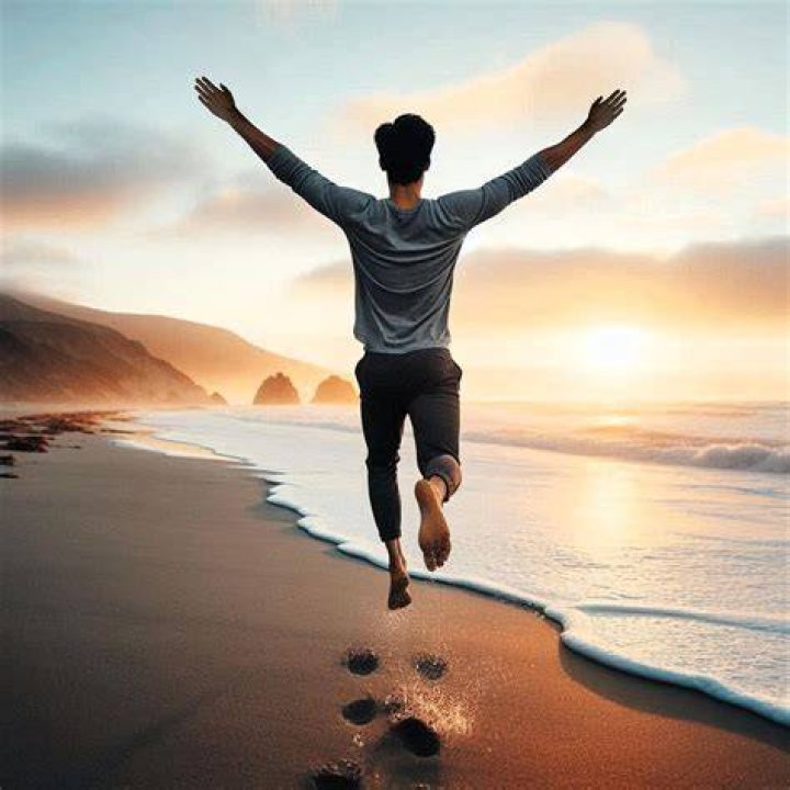 Joy On The Beach Free Stock Photo Public Domain Pictures