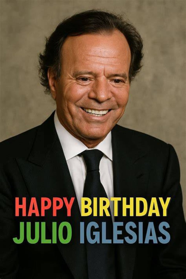 JULIO IGLESIAS Happy Birthday Miguel Alejandro Miguel alejandro