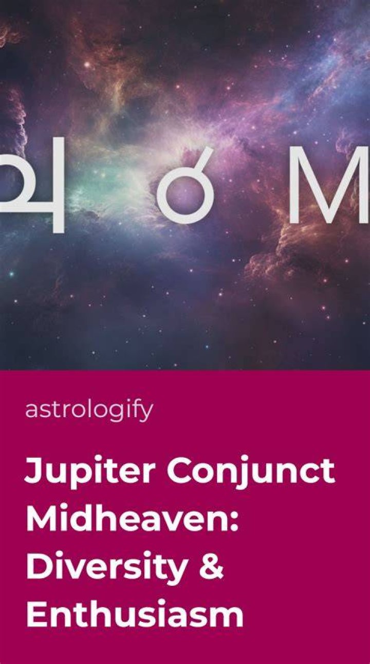 Jupiter Conjunct Midheaven Career Aspirations and Public Image