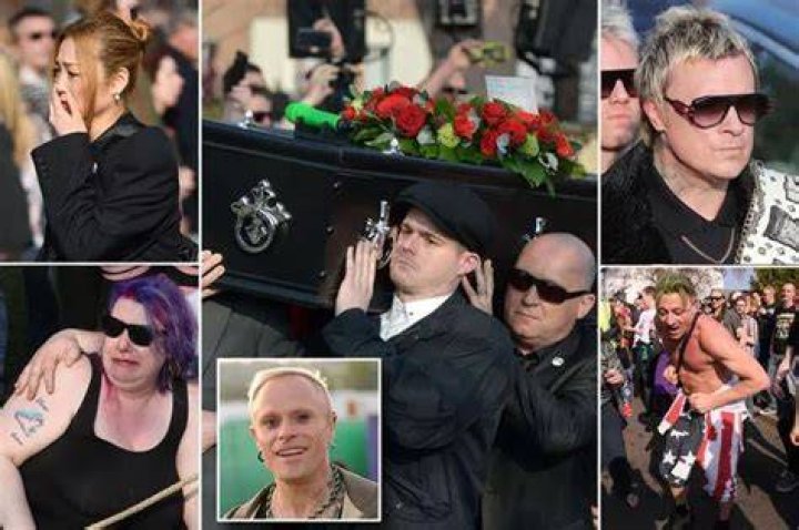 Keith Flint funeral Prodigy star's wife Mayumi Kai and bandmates pay