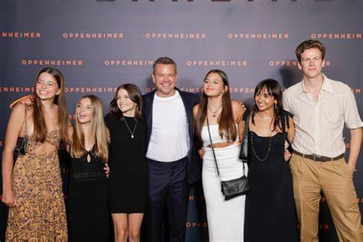 Matt Damon Brought 3 of His Daughters to the ‘Oppenheimer’ Premiere Glamour