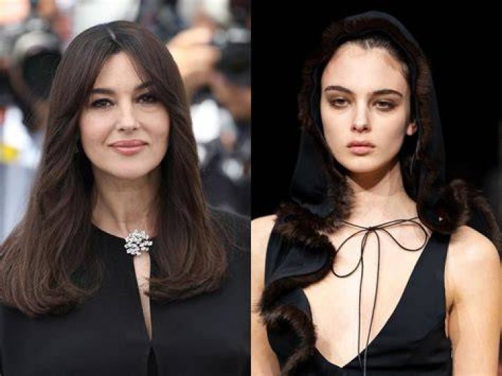 Monica Bellucci and Deva at children's carnival Moms & Babies