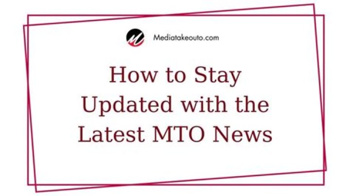 MTO News Delivers Industry Insights