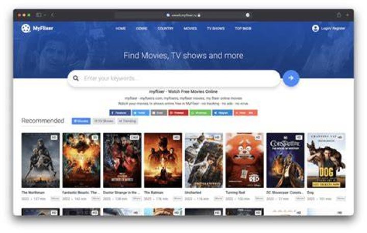 MyFlixer Best for Watching Online Movies La Online