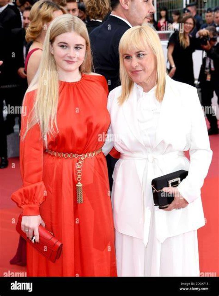 Patricia Arquette and daughter Harlow Olivia Calliope Jane attending the Sibyl premiere during