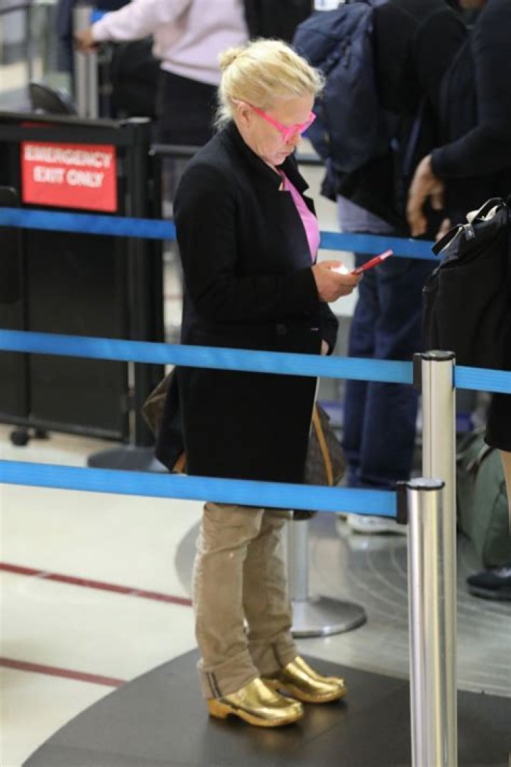 Patricia Arquette arrives at LAX with her daughter Harlow Olivia Calliope Jane Featuring Harlow
