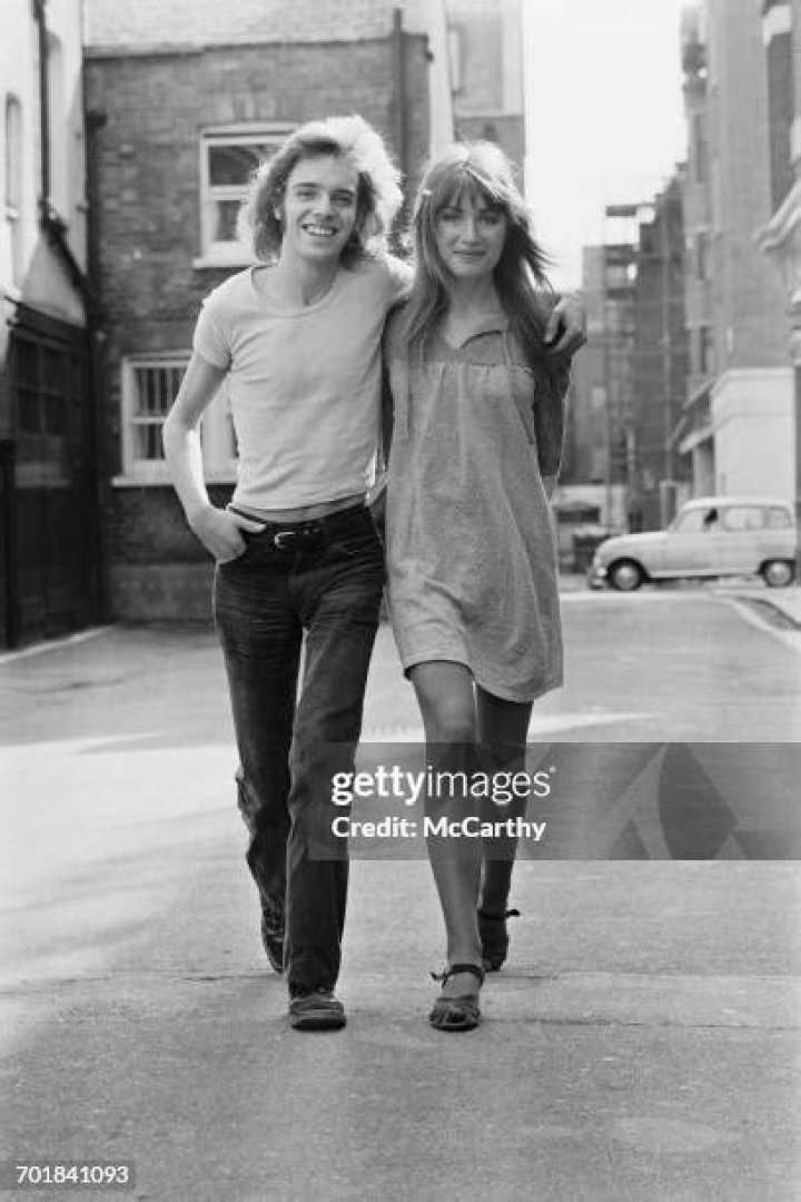 Peter Frampton and his girlfriend (later his wife) Mary Lovett, UK, 29th September 1971 (Photo