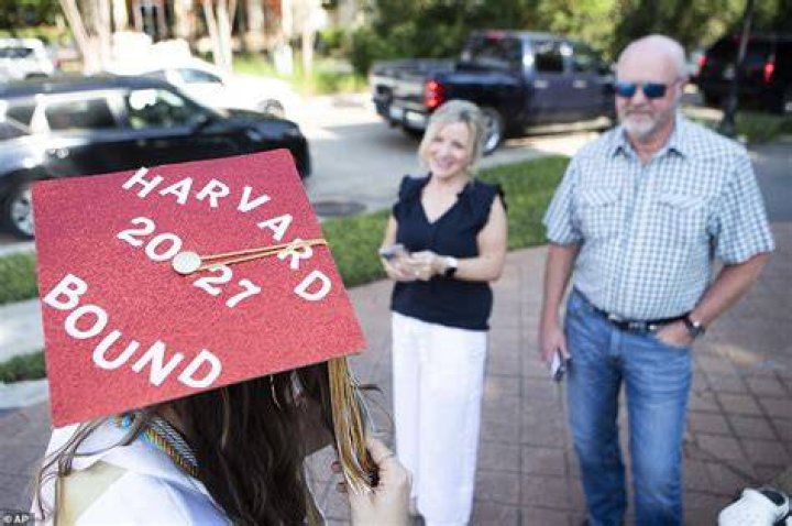 PICTURED Harvardbound teen born in prison beams at her graduation