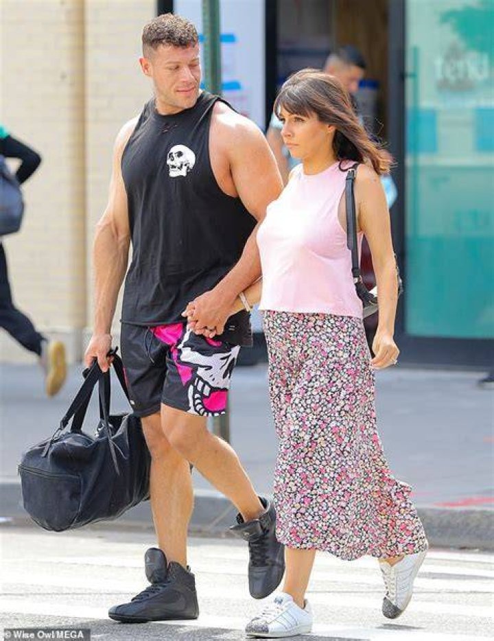 PICTURED Pregnant Roxanne Pallett showcases her baby bump on stroll