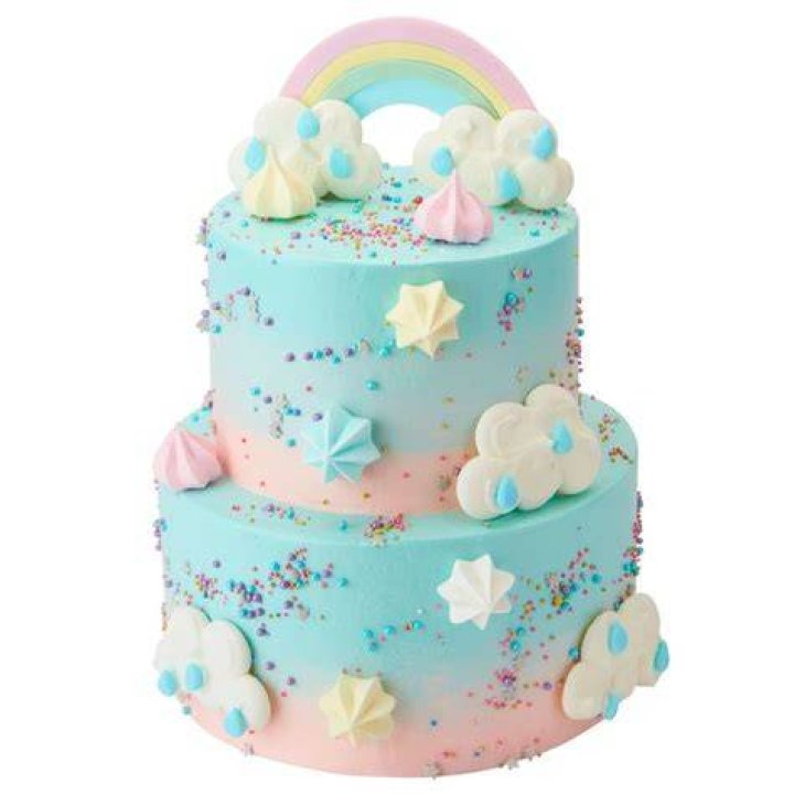 Pin by Rachael Wilkins on Two the sky party Cloud cake, Rainbow cake