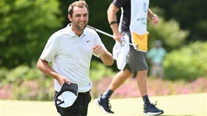 Scottie Scheffler shoots a 59 at TPC Boston; Dustin Johnson leads The