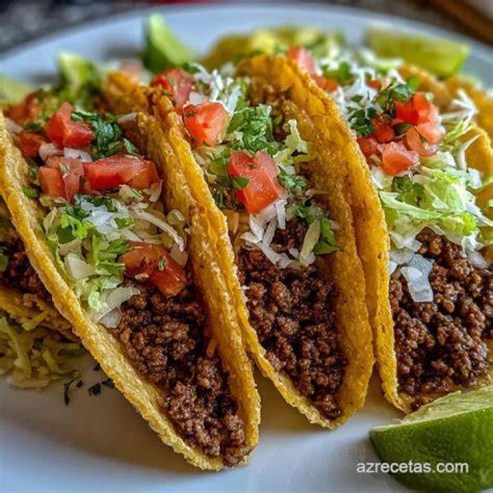 Tacos de carne molida 【 Cazuelas Online