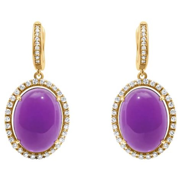 The JeffersonsGold and Purple Earrings The Prop Master