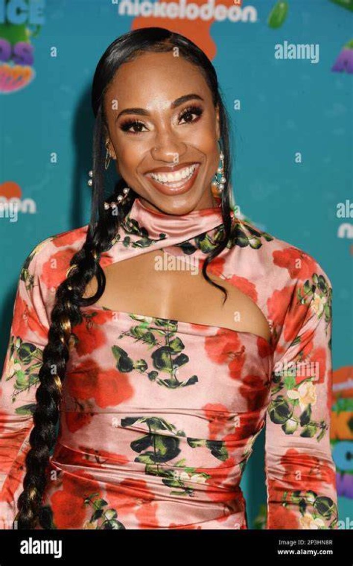 TIFFANY DANIELS at 2023 Nickelodeon’s Kids’ Choice Awards in Los
