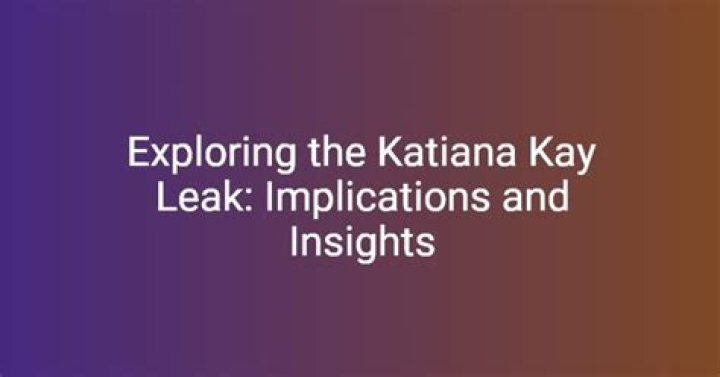 Unveiling The Katiana Oki Leak: Insights And Revelations