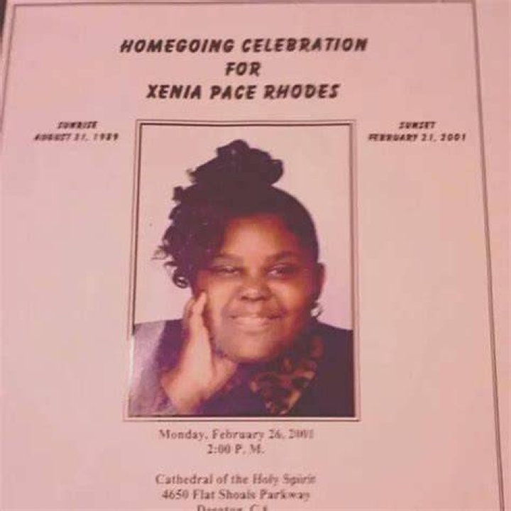 Xenia Pace Rhodes, Daughter Of LaShun Pace