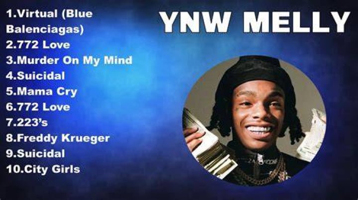 YNW Melly’s Most Popular Songs Earn Over 1 Million Spotify Stream 97.